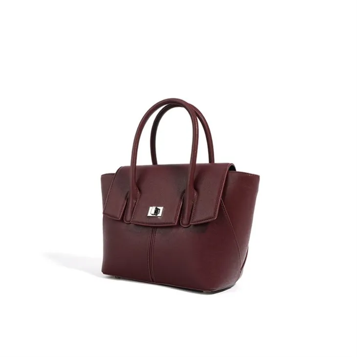 Brown Business Leather Tote Bag price